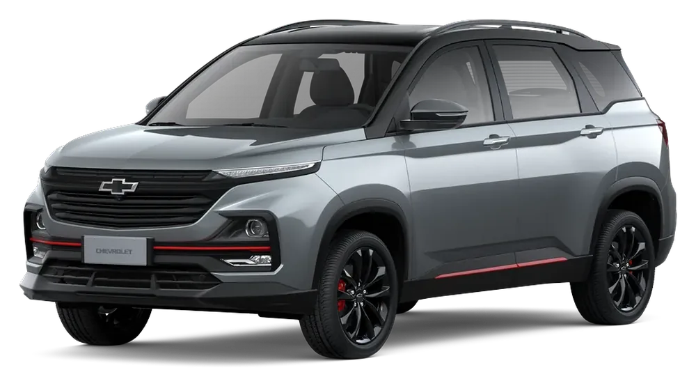 Chevrolet Captiva, vista frontal en diagonal