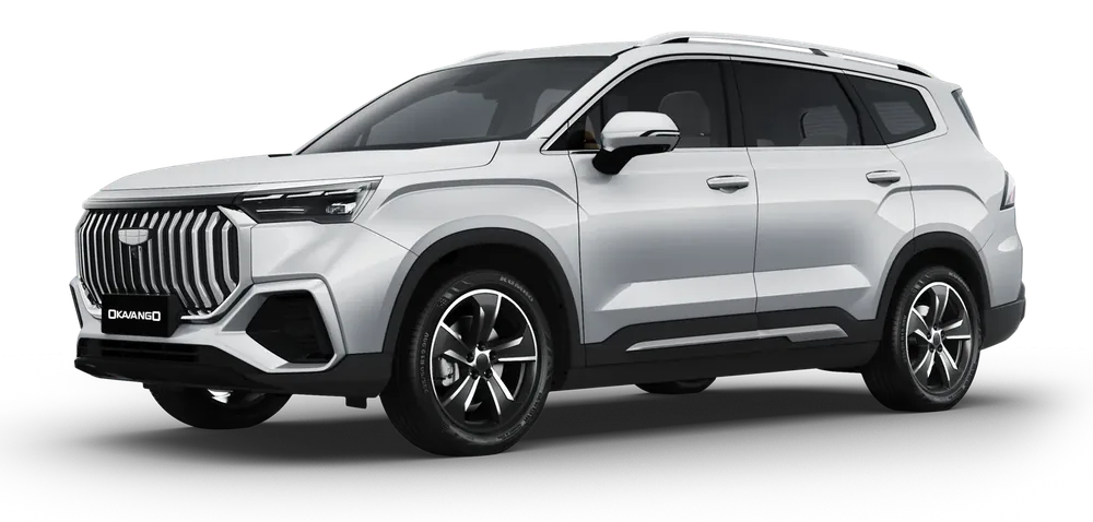 Geely Okavango, vista frontal en diagonal