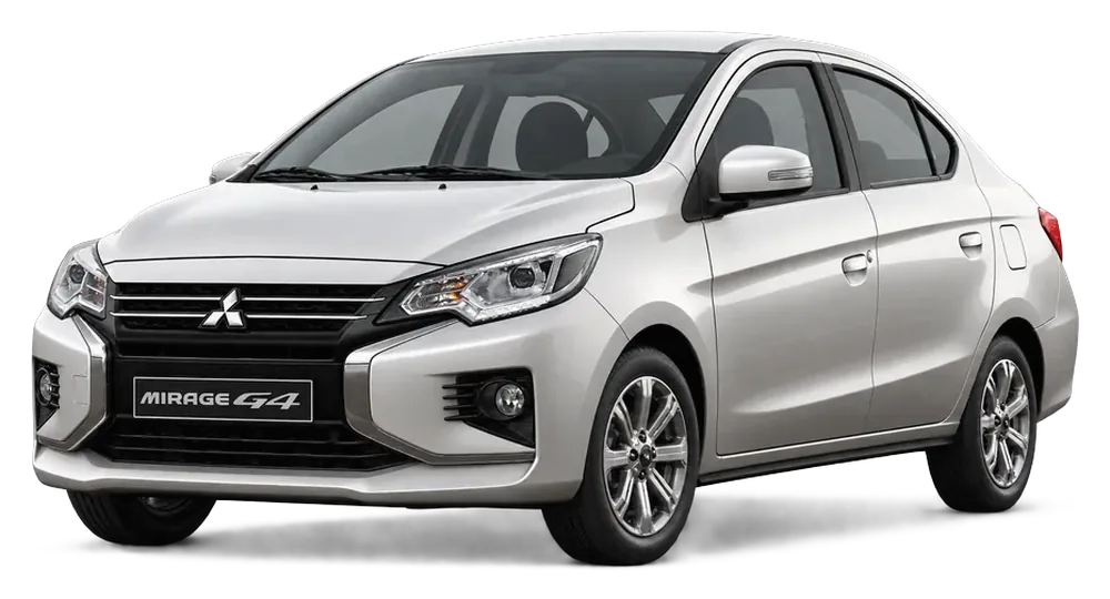 Mitsubishi Mirage, vista frontal en diagonal
