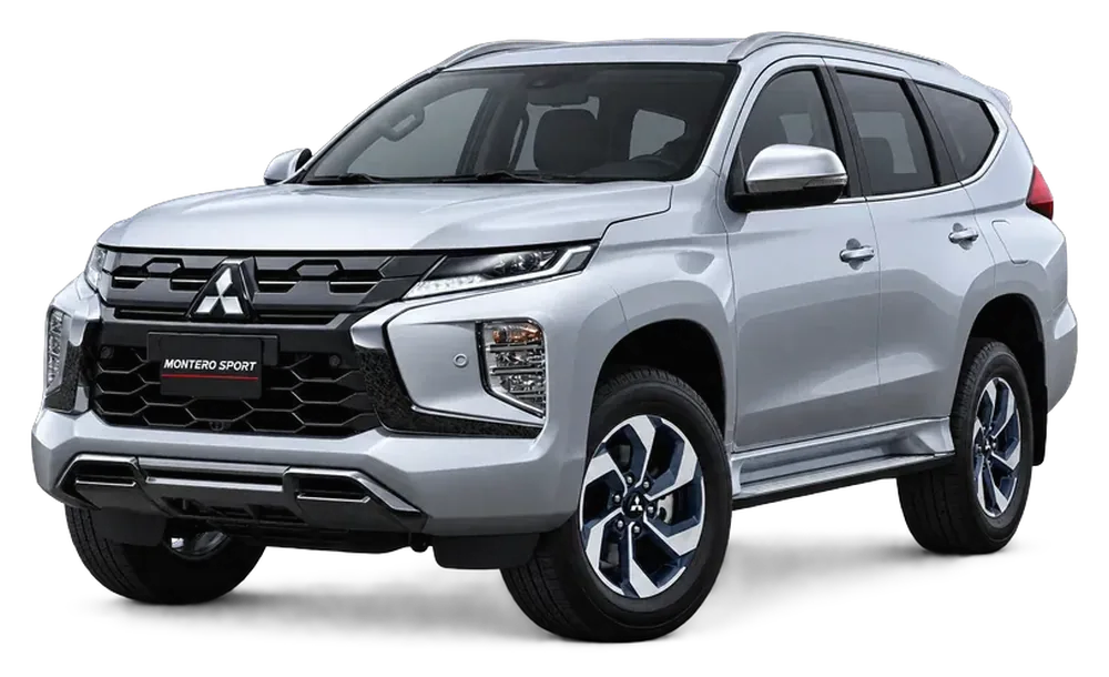 Mitsubishi Montero, vista frontal en diagonal