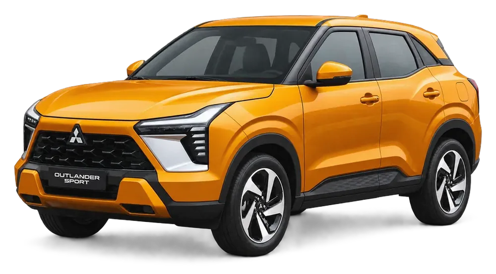 Mitsubishi Outlander Sport, vista frontal en diagonal